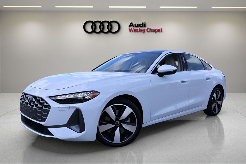 Glacier White Metallic 2025 Audi A5 quattro Premium Plus Sedan Sedan All-Wheel Drive 7-Speed Automatic