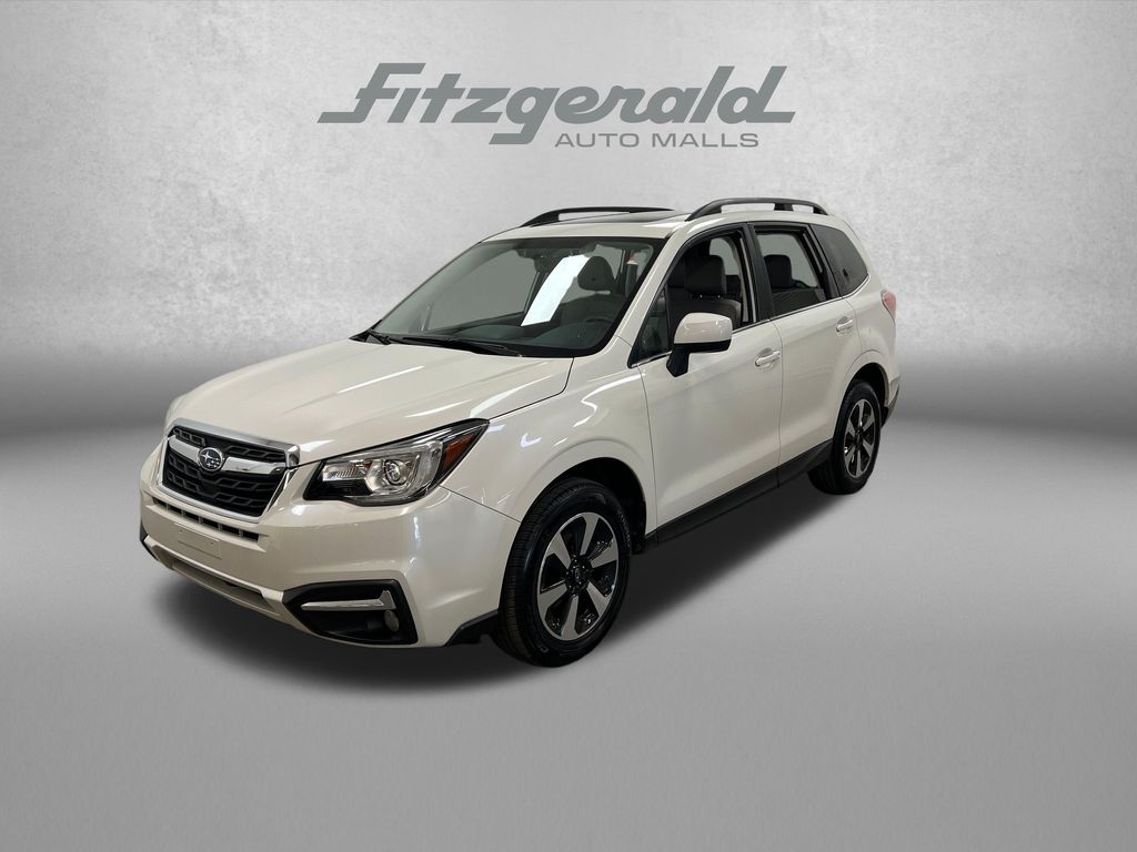 Crystal White Pearl 2017 Subaru Forester SUV / Crossover All-Wheel Drive Continuously Variable Transmission