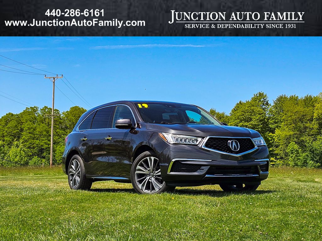 Gray 2019 Acura MDX SH-AWD with Technology Package SUV / Crossover All-Wheel Drive 9-Speed Automatic