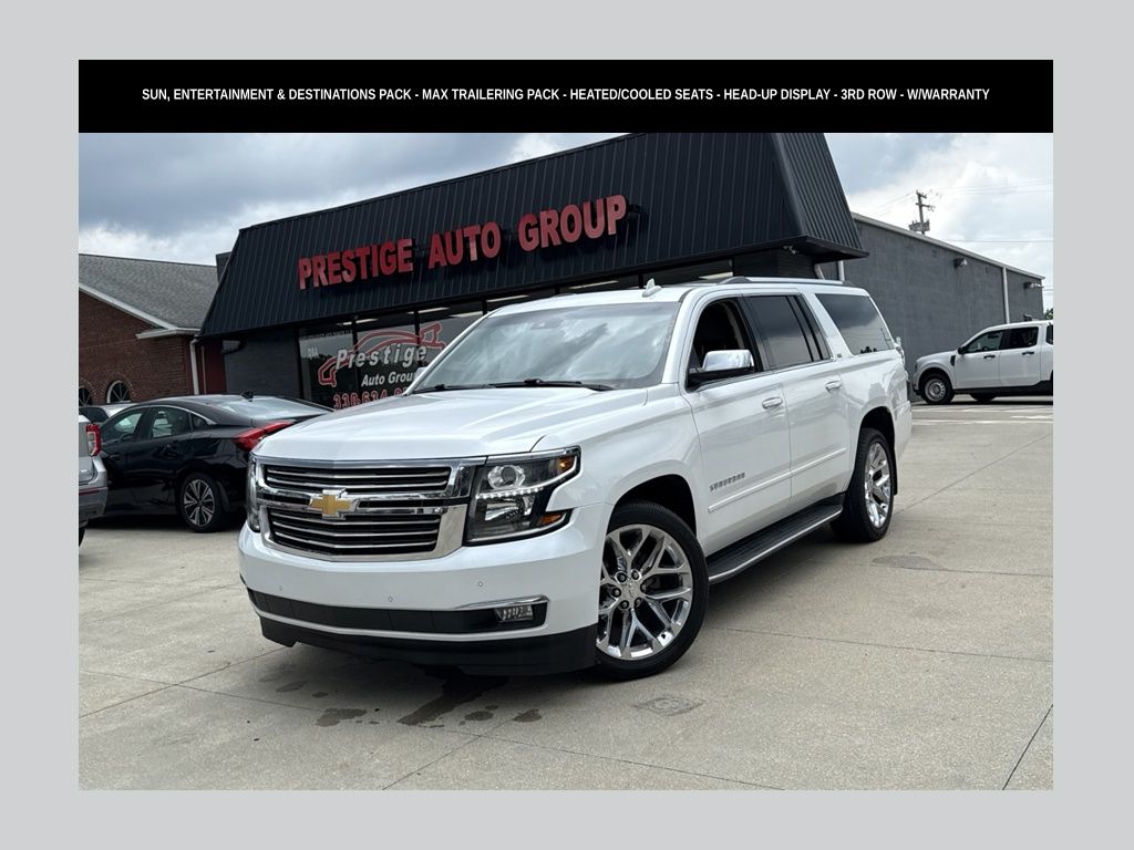 White (Iridescent Pearl Tricoat) 2016 Chevrolet Suburban SUV / Crossover Four-Wheel Drive 6-Speed Automatic Overdrive