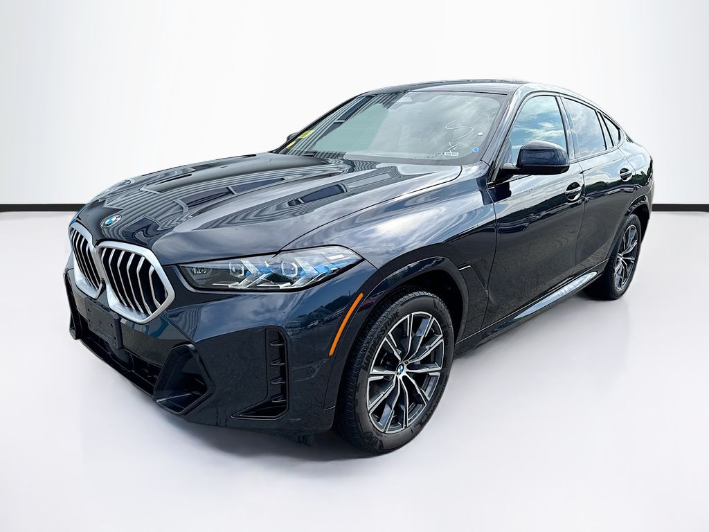 Carbon Black Metallic 2025 BMW X6 xDrive40i AWD SUV / Crossover All-Wheel Drive 8-Speed Automatic
