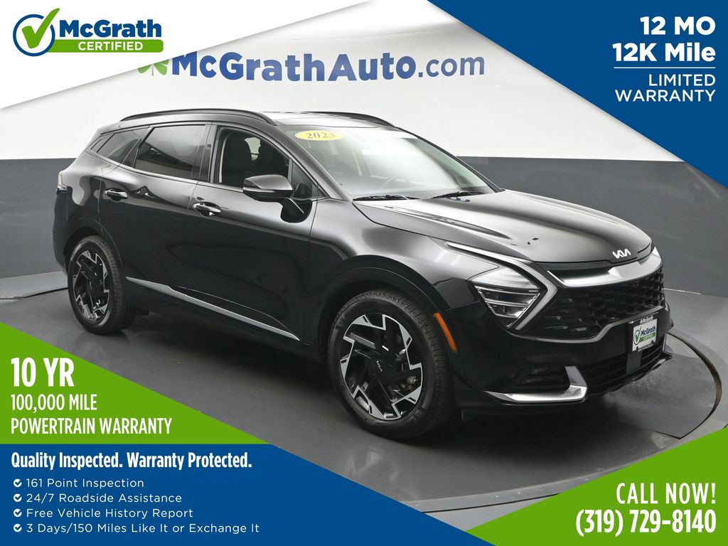 Ebony Black 2023 Kia Sportage SUV / Crossover Front-Wheel Drive 8-Speed Automatic