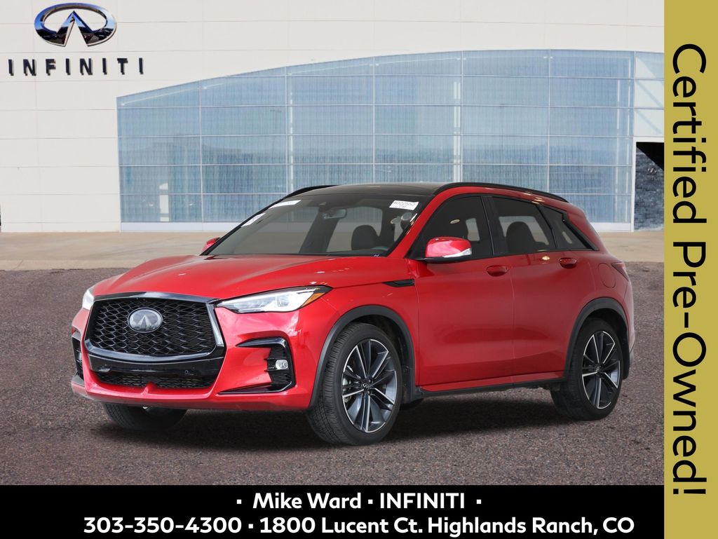 Dynamic Sunstone Red 2025 INFINITI QX50 Sport AWD SUV / Crossover All-Wheel Drive Continuously Variable Transmission