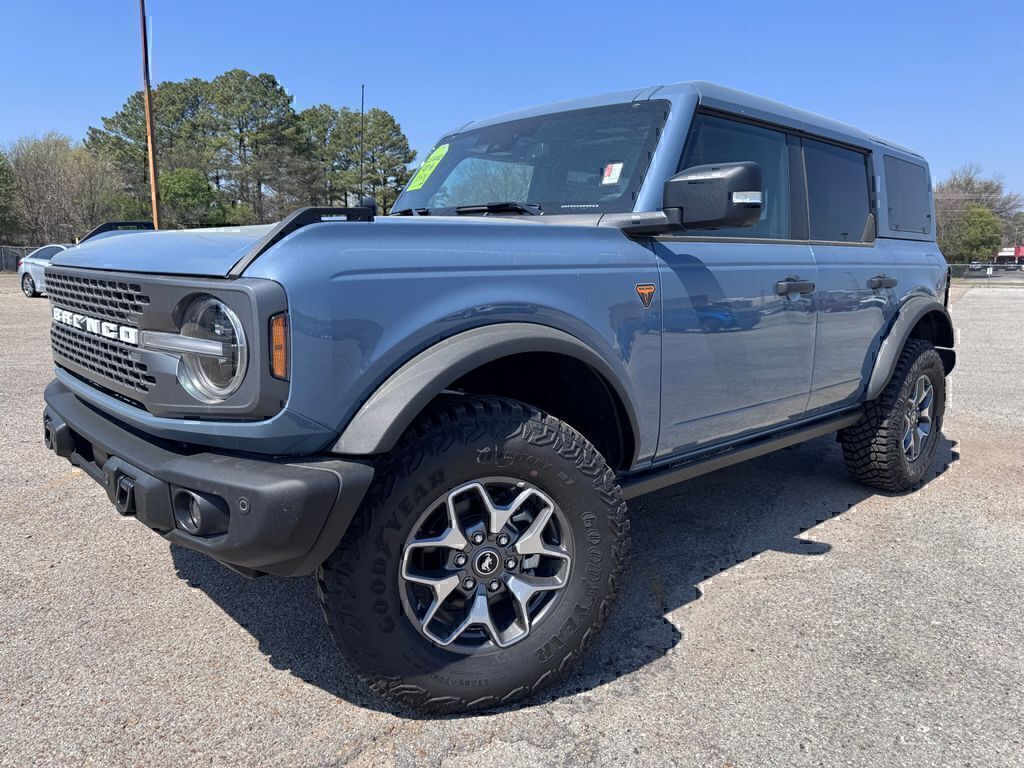 Blue (Azure Gray Metallic) 2025 Ford Bronco Badlands 4-Door 4WD SUV / Crossover Four-Wheel Drive Automatic