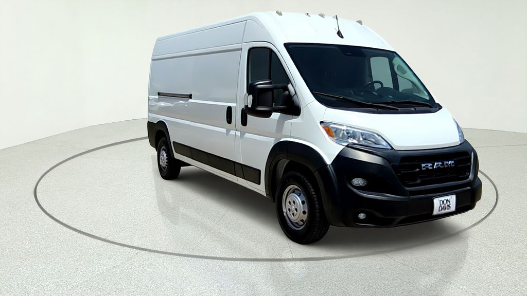 Bright White Clearcoat 2023 RAM ProMaster Van Front-Wheel Drive 9-Speed Automatic
