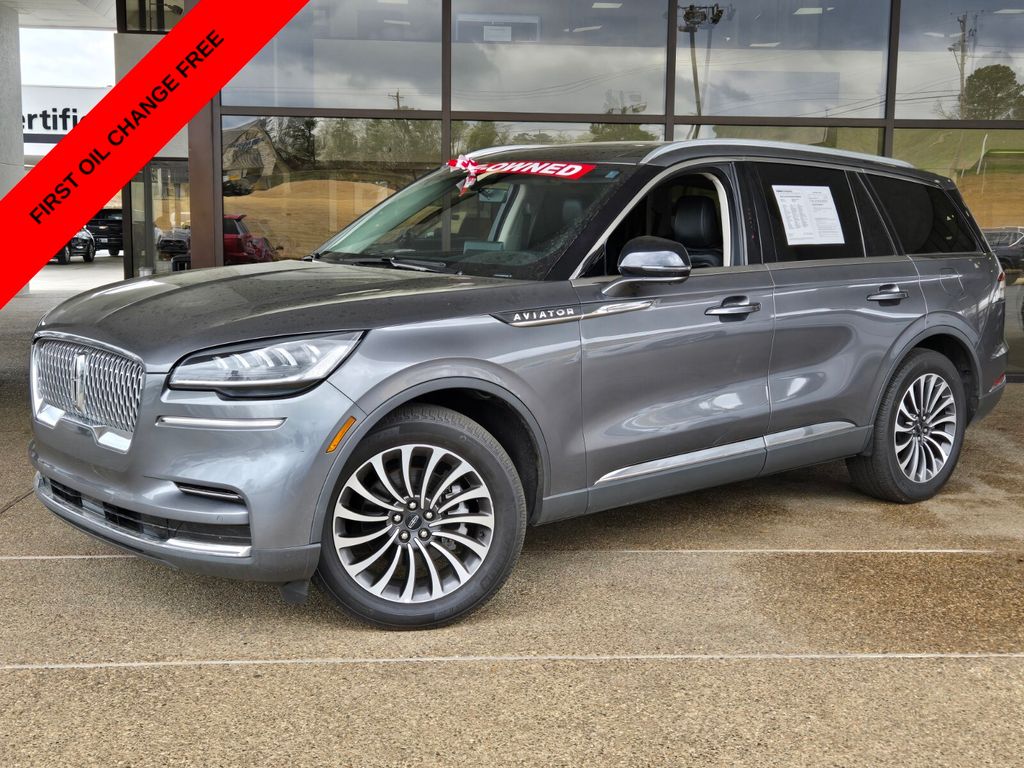 Gray Metallic 2023 Lincoln Aviator Reserve AWD SUV / Crossover All-Wheel Drive Automatic