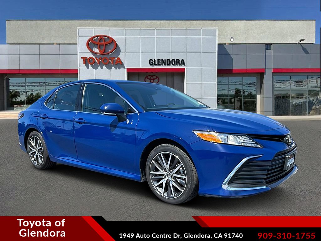 Blue 2024 Toyota Camry XLE FWD Sedan Front-Wheel Drive 8-Speed Automatic