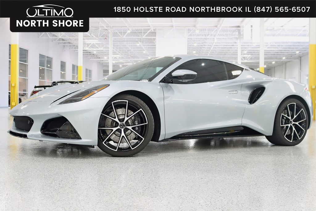 Osmium Silver 2025 Lotus Emira Coupe Rear-Wheel Drive 6-Speed Manual