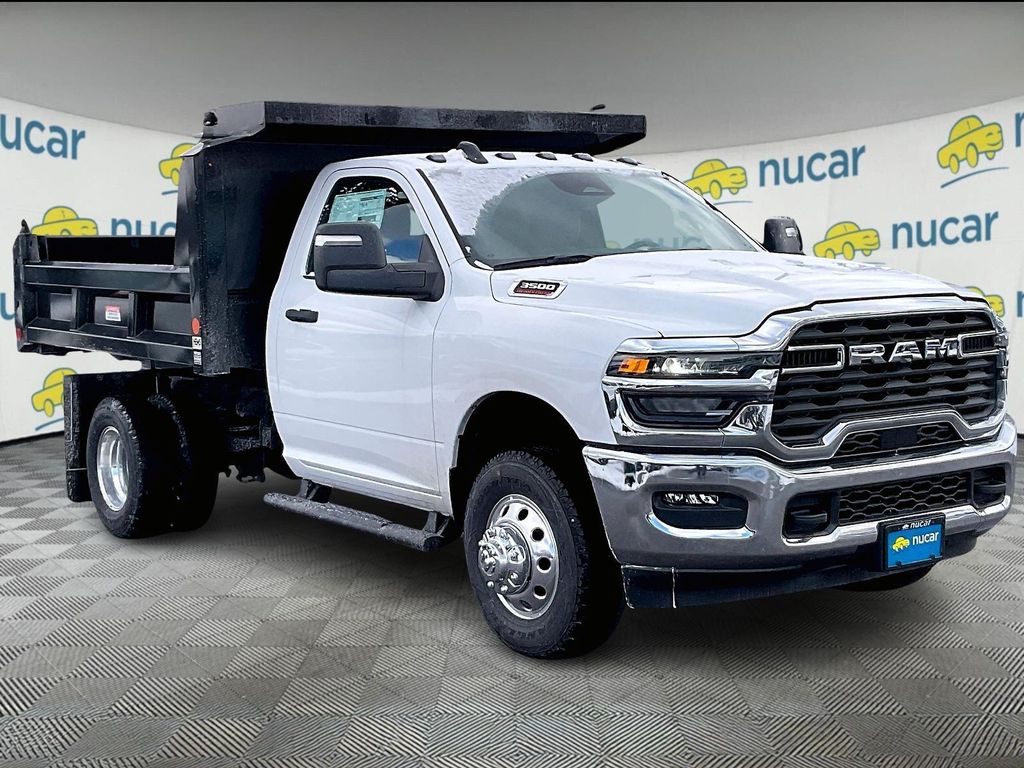 White 2026 RAM 3500 Chassis Pickup Truck Four-Wheel Drive 8-Speed Automatic