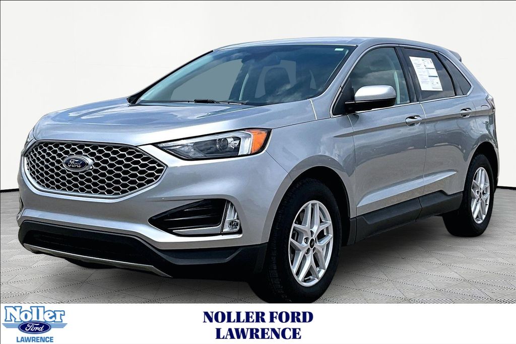 Silver Metallic 2023 Ford Edge SUV / Crossover All-Wheel Drive 8-Speed Automatic