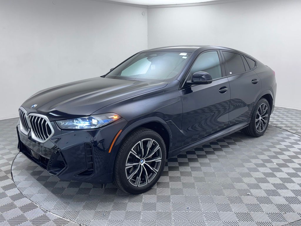 Carbon Black Metallic 2025 BMW X6 SUV / Crossover All-Wheel Drive 8-Speed Automatic
