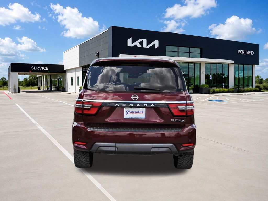 2021 Nissan Armada Platinum Red at Parkway Family Mazda