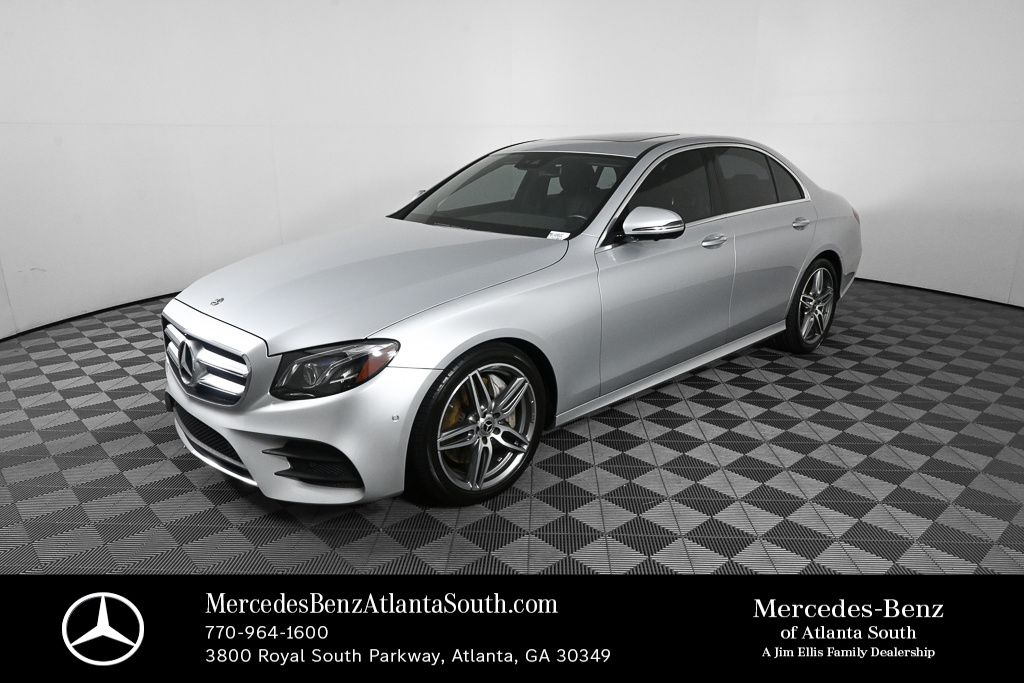 Iridium Silver Metallic 2019 Mercedes-Benz E-Class Sedan Rear-Wheel Drive 9-Speed Automatic