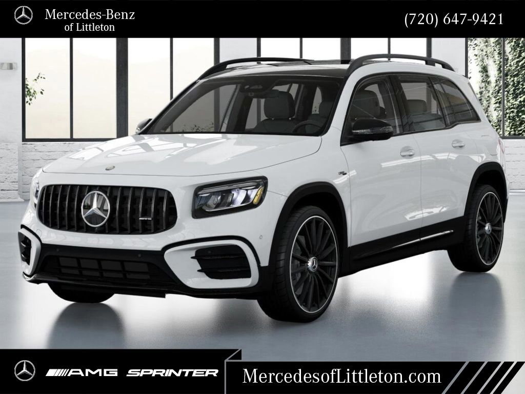 Polar White 2026 Mercedes-Benz GLB AMG 35 4MATIC SUV / Crossover All-Wheel Drive 8-Speed Automatic