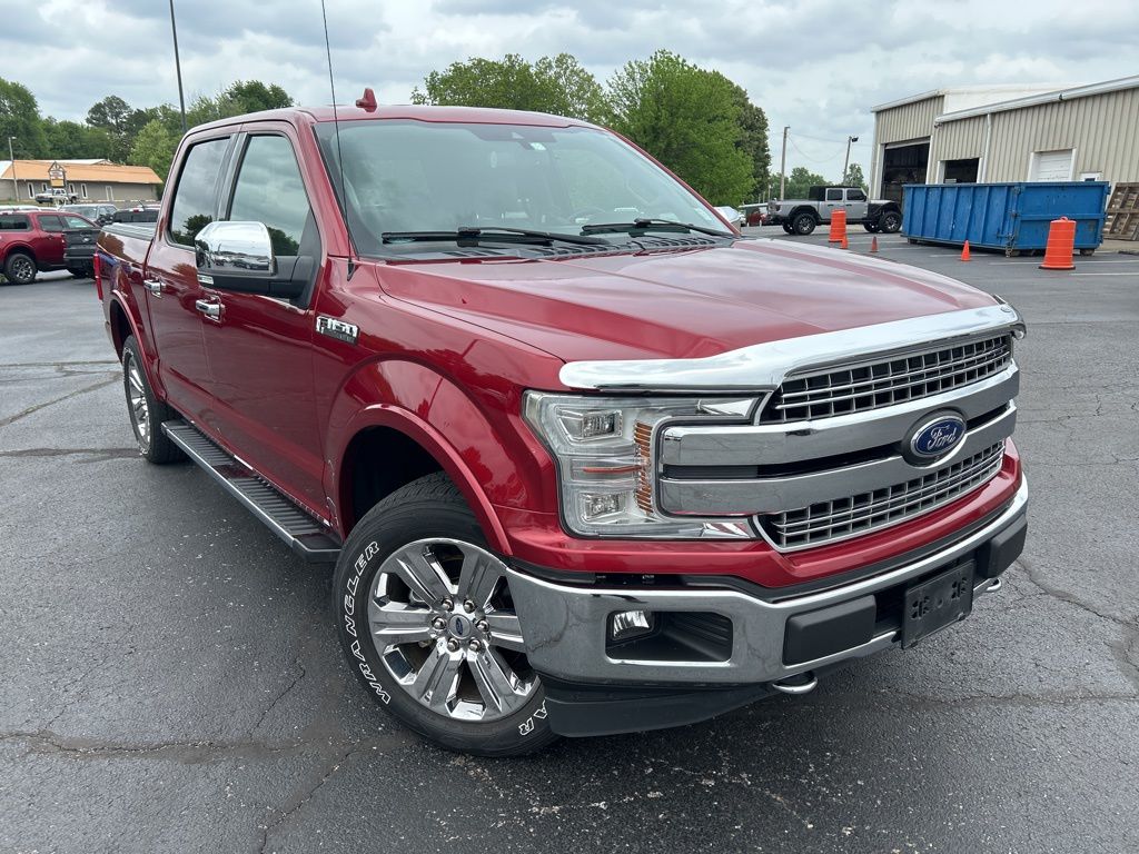 Ruby Red 2018 Ford F-150 Lariat SuperCrew 4WD Pickup Truck Four-Wheel Drive Automatic