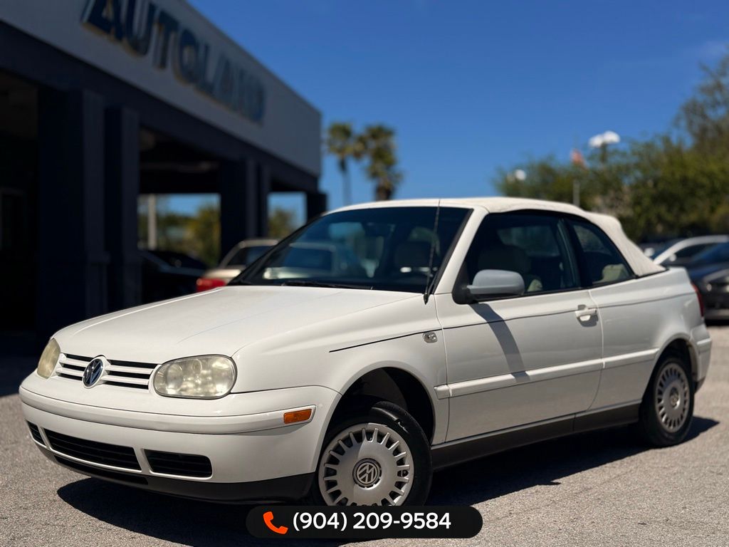 2001 Volkswagen Cabrio 2 Dr GL Convertible Convertible Front-Wheel Drive 5-Speed Manual Overdrive