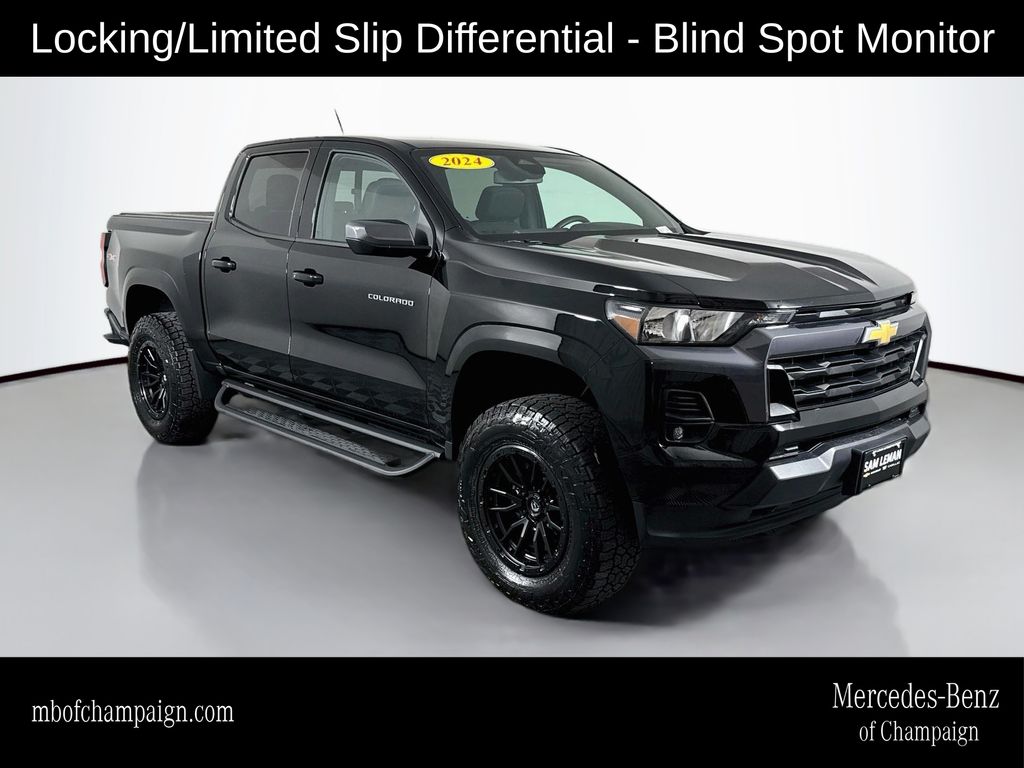 Black 2024 Chevrolet Colorado Pickup Truck Four-Wheel Drive 8-Speed Automatic