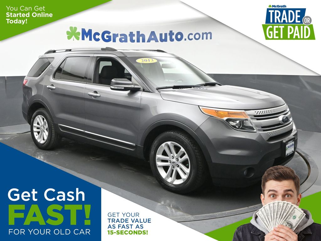 Sterling Gray Metallic 2013 Ford Explorer XLT SUV / Crossover Front-Wheel Drive 6-Speed Automatic