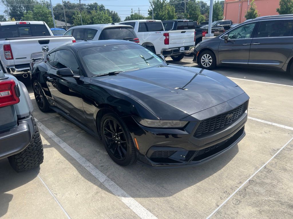 Shadow Black 2025 Ford Mustang Coupe Rear-Wheel Drive Automatic