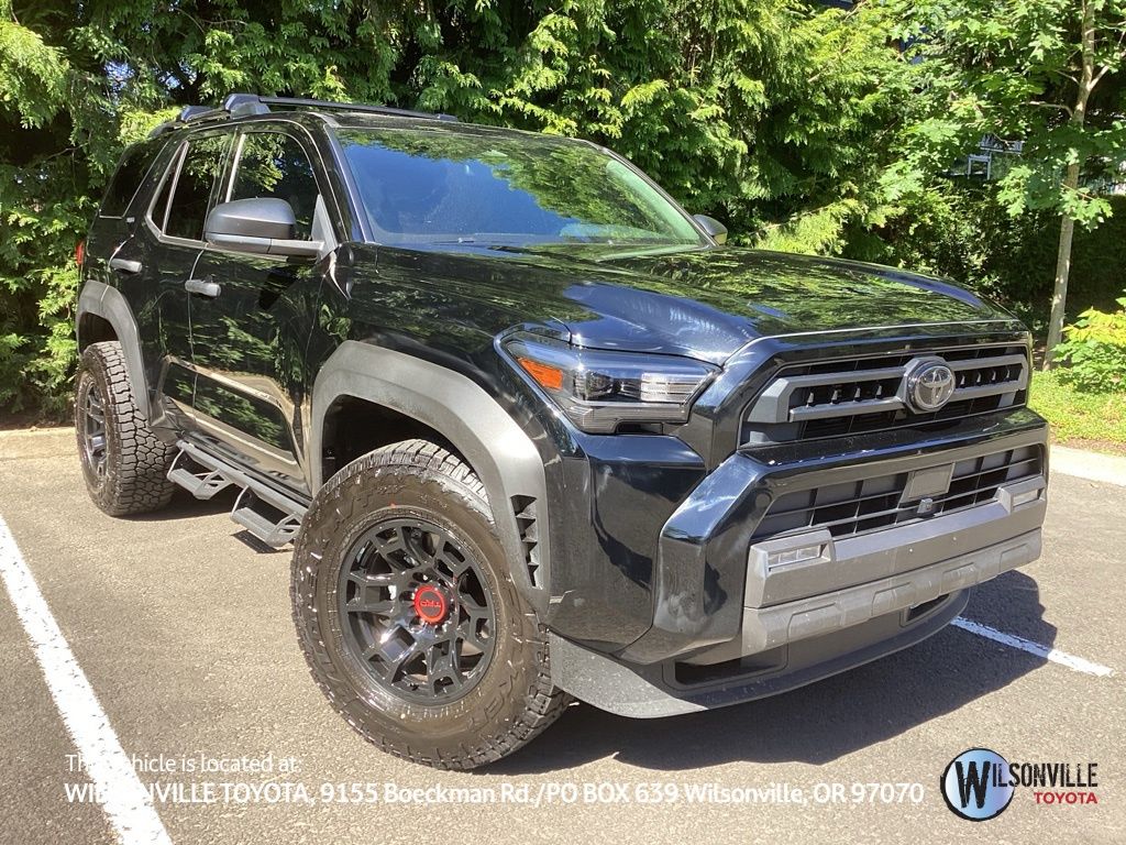 Black 2025 Toyota 4Runner SR5 4WD SUV / Crossover Four-Wheel Drive 8-Speed Automatic