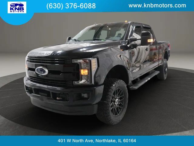 Black 2019 Ford F-250 Super Duty Lariat Crew Cab 4WD Pickup Truck Four-Wheel Drive 6-Speed Automatic