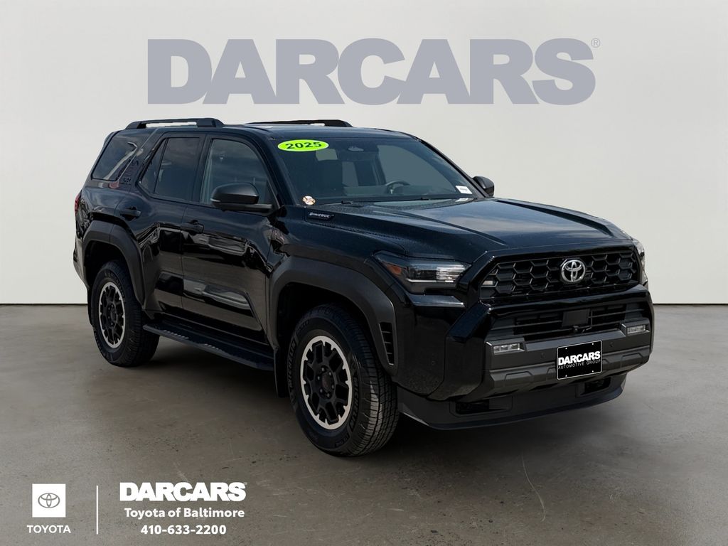 Black 2025 Toyota 4Runner TRD Off-Road Premium 4WD SUV / Crossover Four-Wheel Drive 8-Speed Automatic