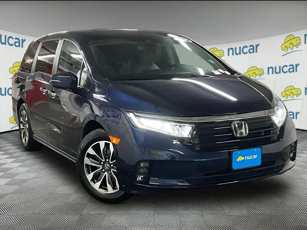 Blue 2024 Honda Odyssey Minivan Front-Wheel Drive Automatic