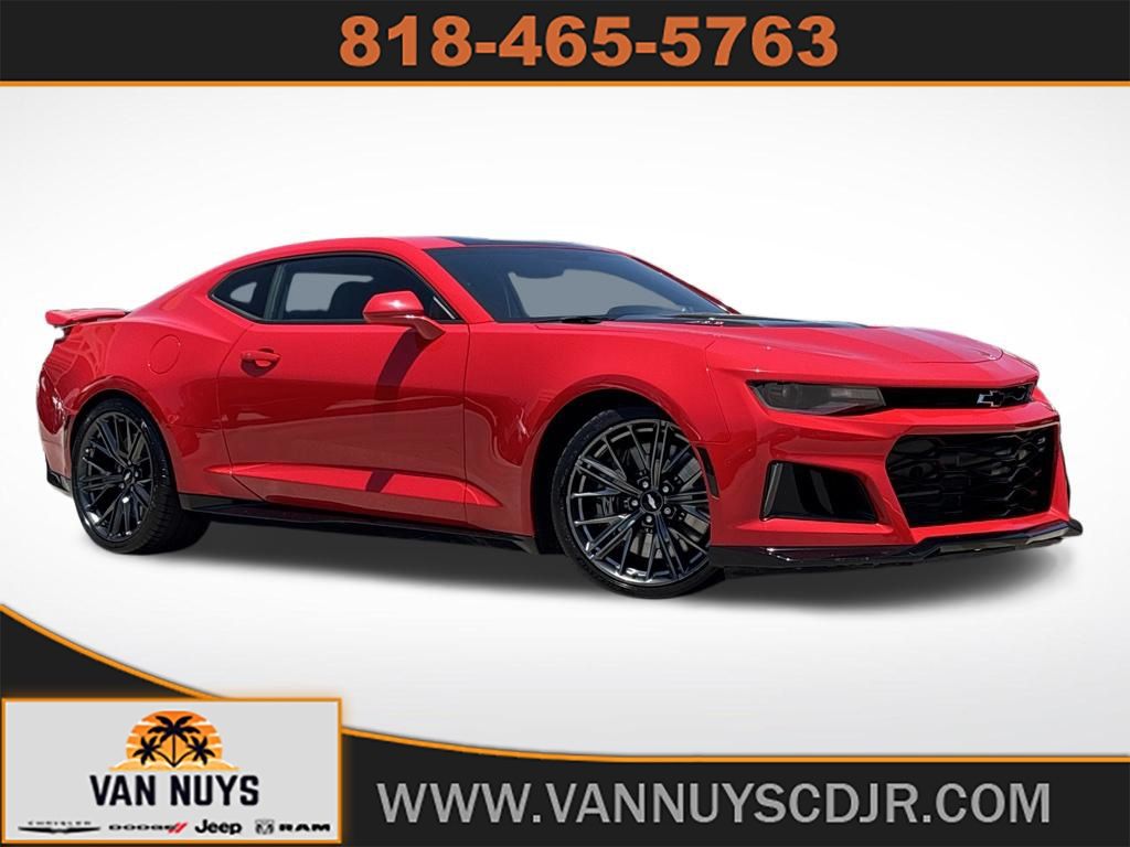 Red Hot 2018 Chevrolet Camaro ZL1 Coupe RWD Coupe Rear-Wheel Drive Automatic
