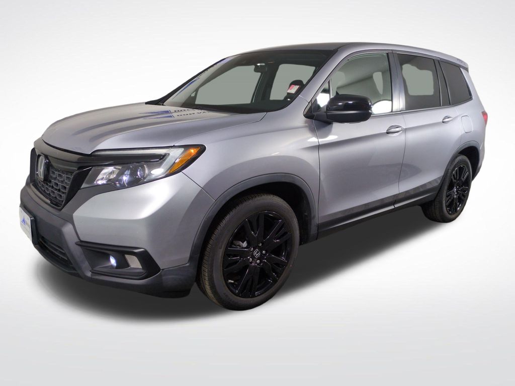 Silver 2020 Honda Passport Sport FWD SUV / Crossover Front-Wheel Drive 9-Speed Automatic