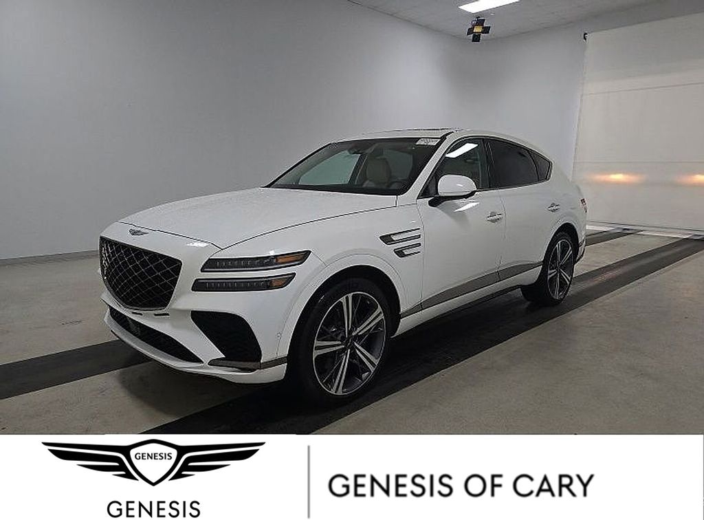 Uyuni White 2025 Genesis GV80 Coupe 3.5T E-SC AWD Coupe All-Wheel Drive 8-Speed Automatic