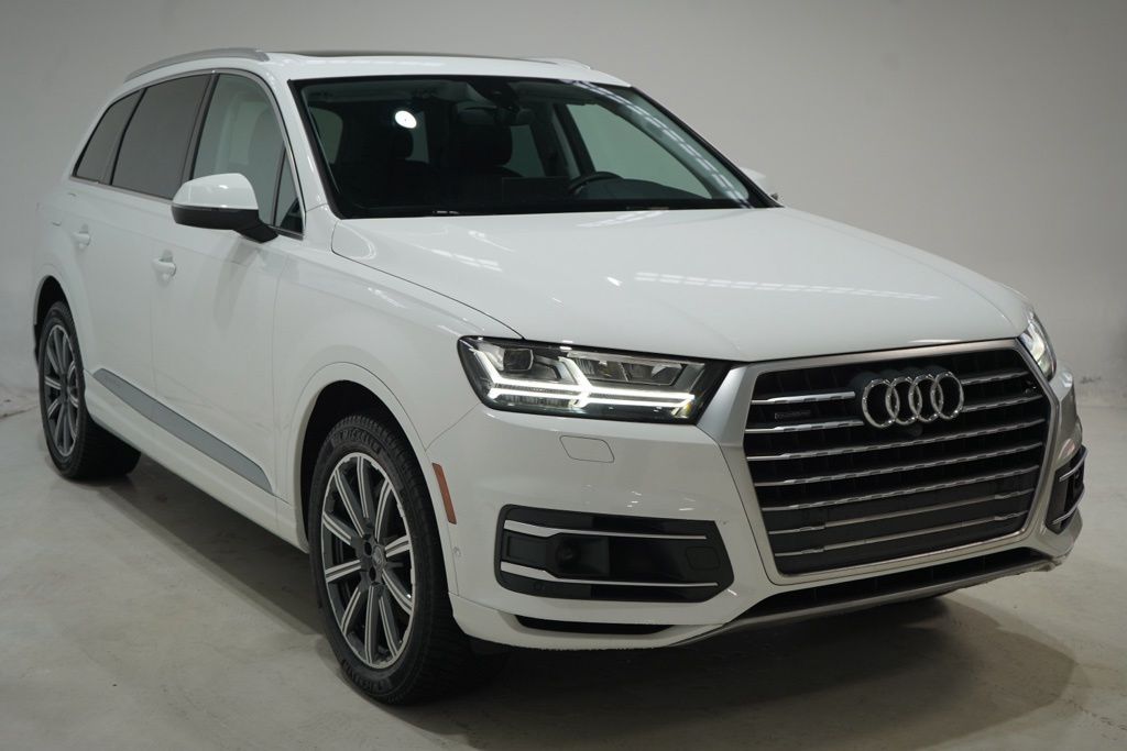 Carrara White 2019 Audi Q7 SUV / Crossover All-Wheel Drive 8-Speed Automatic