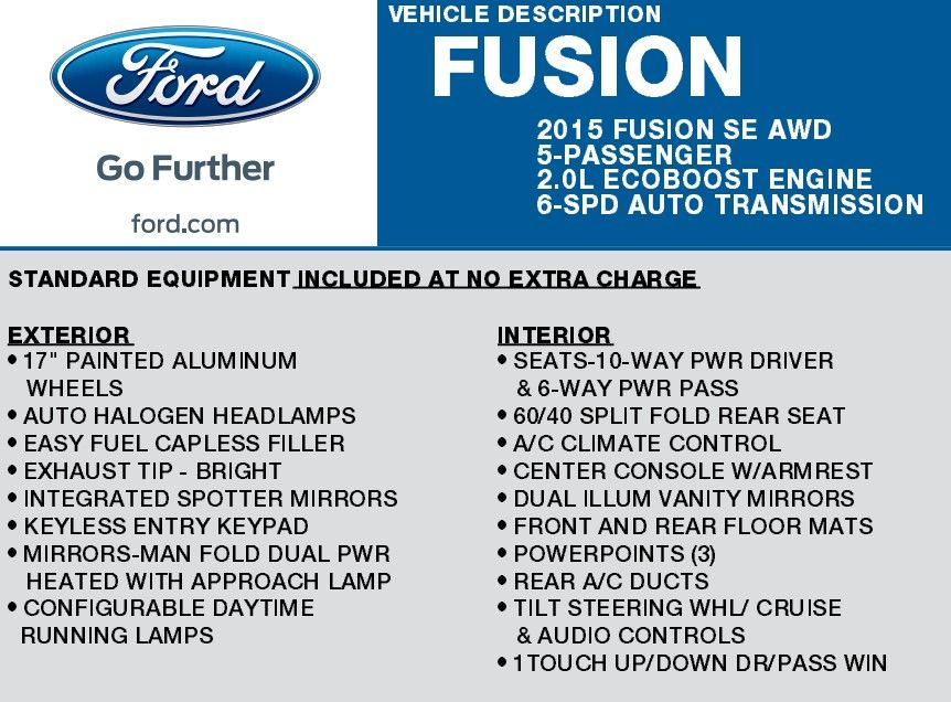 2015 Ford Fusion SE 19