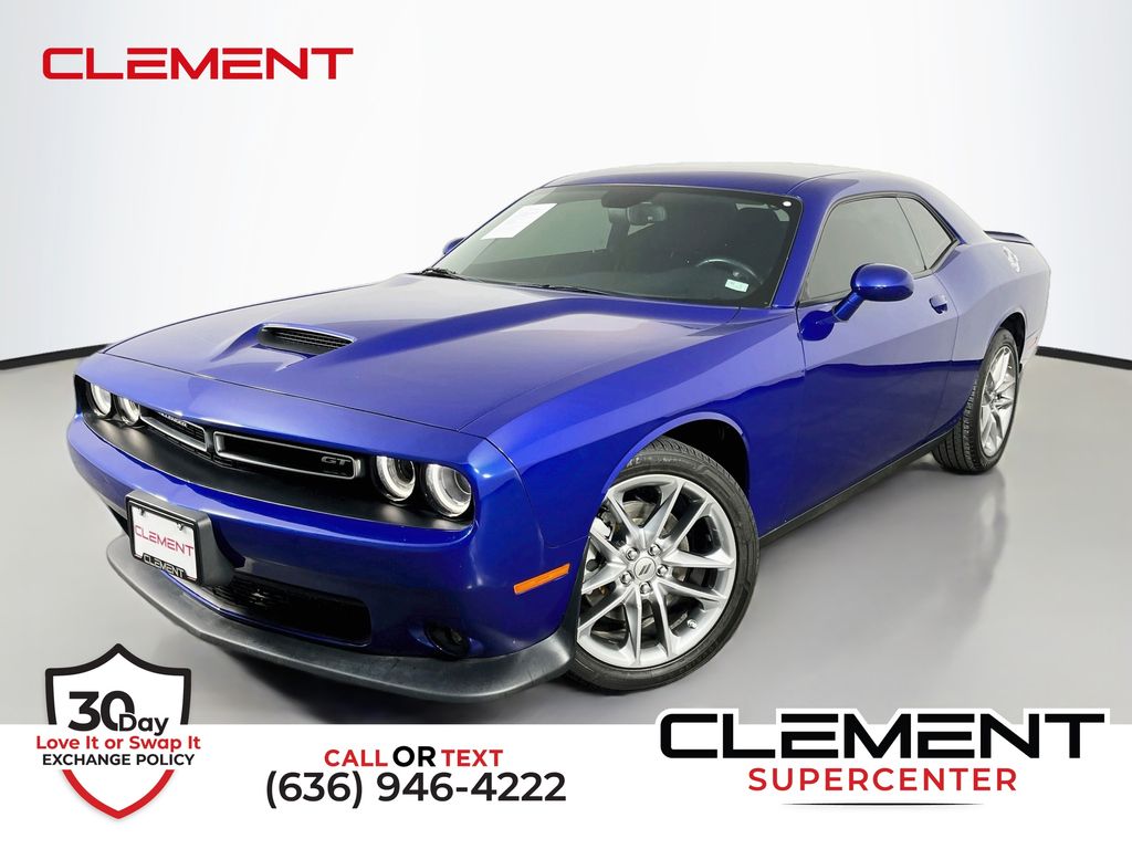 Indigo Blue 2022 Dodge Challenger Coupe All-Wheel Drive 8-Speed Automatic