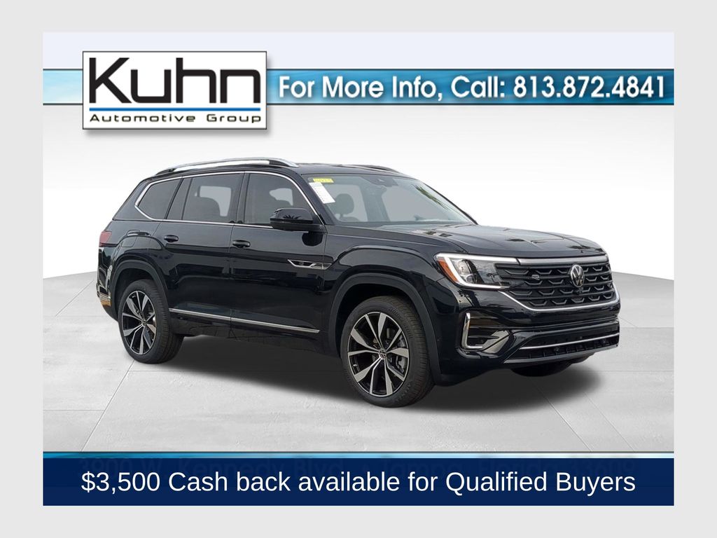 Deep Black Pearl 2026 Volkswagen Atlas SUV / Crossover All-Wheel Drive 8-Speed Automatic