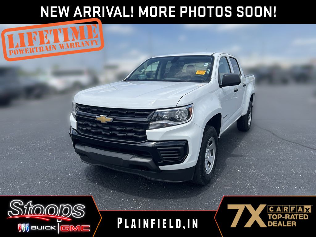 Summit White 2022 Chevrolet Colorado Pickup Truck Four-Wheel Drive 8-Speed Automatic