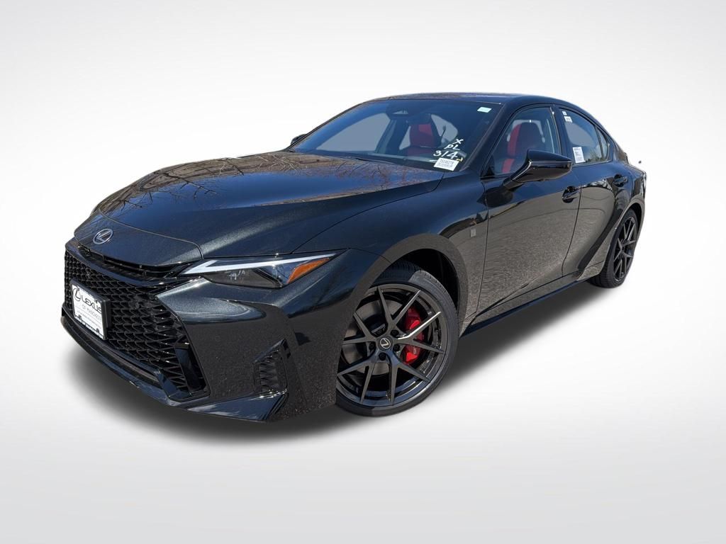 Black (Caviar) 2026 Lexus IS 350 F Sport AWD Sedan All-Wheel Drive 6-Speed Automatic