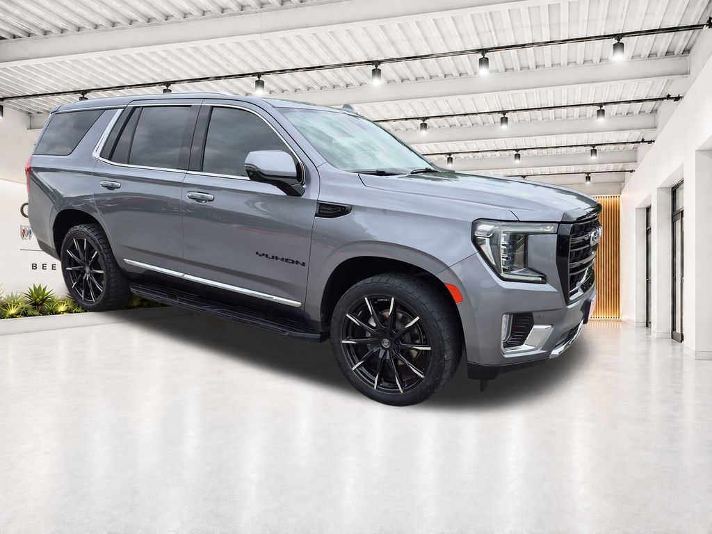 Gray (Steel Metallic) 2022 GMC Yukon SUV / Crossover Four-Wheel Drive 