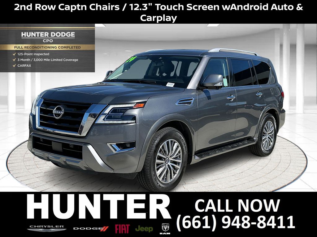 Gray (Gun Metallic) 2024 Nissan Armada SL RWD SUV / Crossover 4X2 7-Speed Automatic