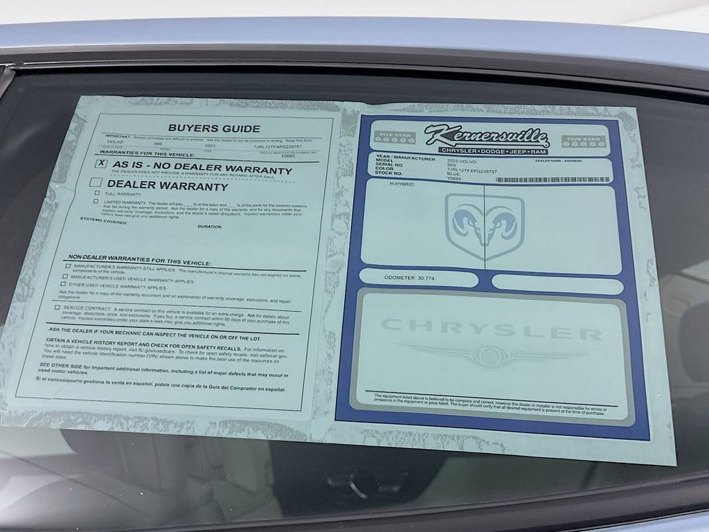 Used 2023 Blue Volvo Ultimate image 38