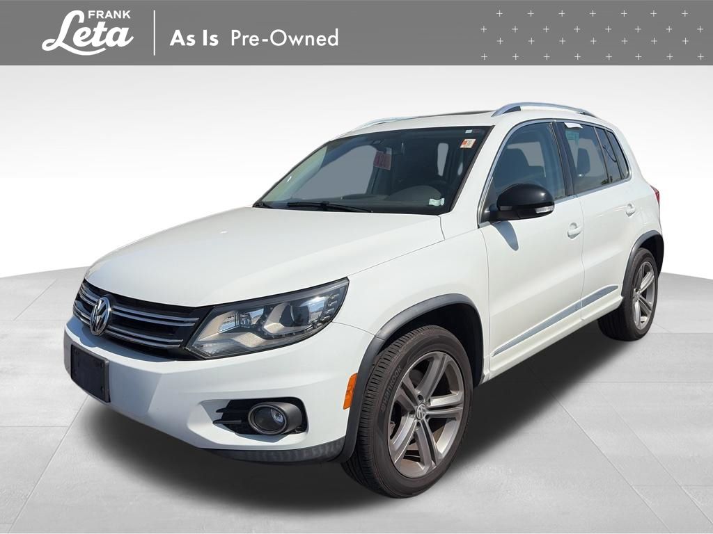 Pure White 2017 Volkswagen Tiguan Sport 4Motion SUV / Crossover All-Wheel Drive 6-Speed Automatic