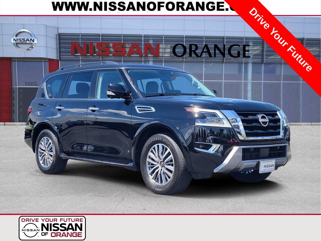 Super Black 2023 Nissan Armada SUV / Crossover Four-Wheel Drive 7-Speed Automatic
