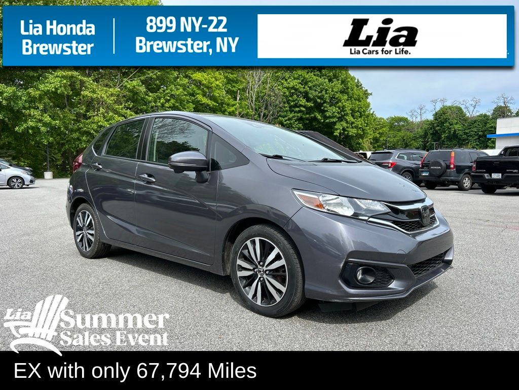 Gray 2018 Honda Fit EX Hatchback Front-Wheel Drive Continuously Variable Transmission