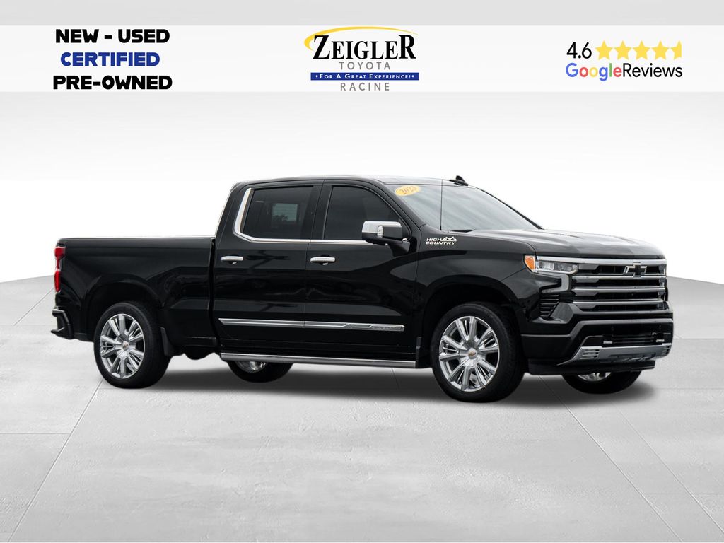 Black 2023 Chevrolet Silverado 1500 Pickup Truck Four-Wheel Drive Automatic