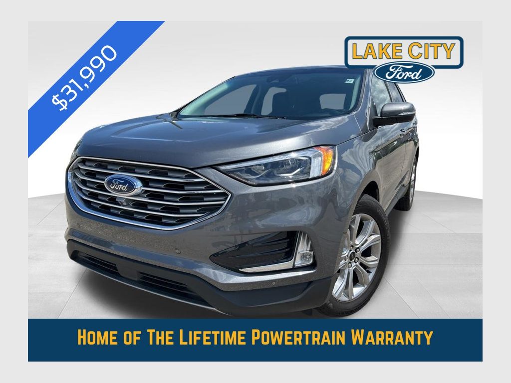 Carbonized Gray Metallic 2024 Ford Edge SUV / Crossover All-Wheel Drive 8-Speed Automatic