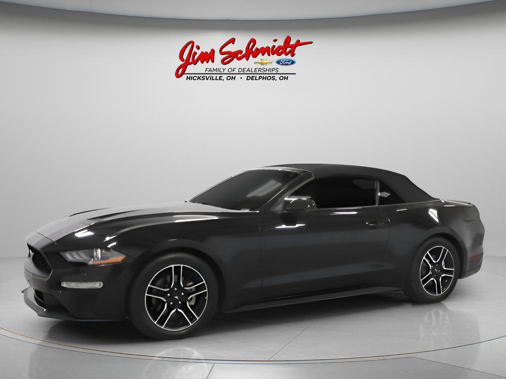 Shadow Black 2019 Ford Mustang Convertible Rear-Wheel Drive Automatic