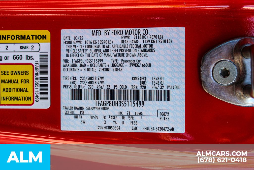 Used 2025 Red Ford EcoBoost Premium image 39