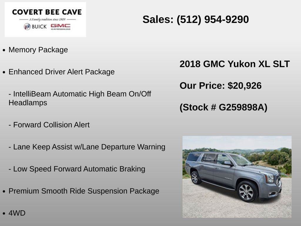 Used 2018 Gray GMC SLT image 6