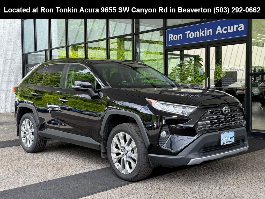 Midnight Black Metallic 2019 Toyota RAV4 Limited AWD SUV / Crossover All-Wheel Drive 8-Speed Automatic