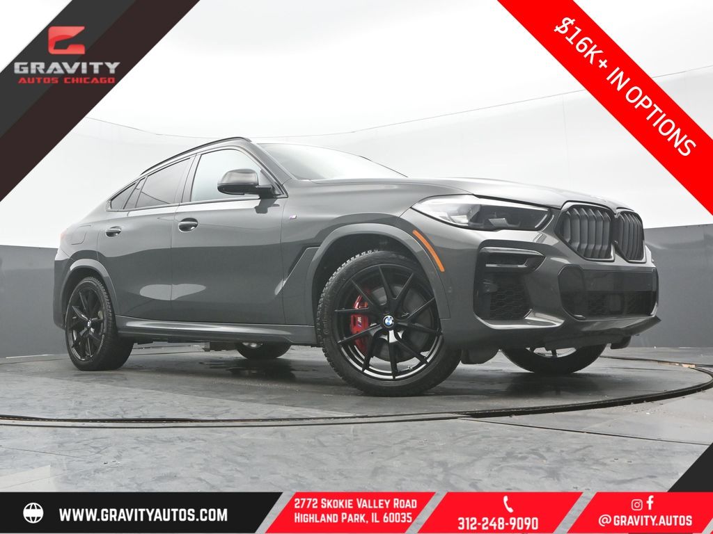 Dravit Gray Metallic 2023 BMW X6 M50i AWD SUV / Crossover All-Wheel Drive 8-Speed Automatic