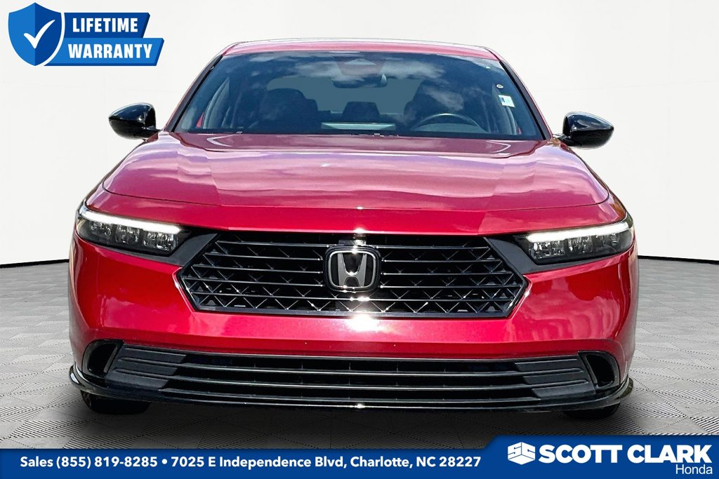 Used Radiant Red Metallic 2025 Honda Accord Hybrid Sport-L for